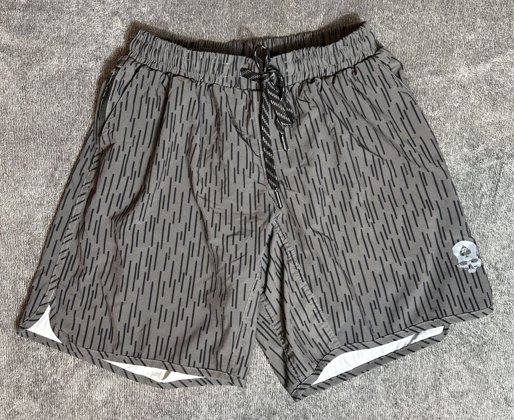 Zero Foxtrot 9” Active Shorts L/XL Raintarn Charcoal Athletic Performance *Read*